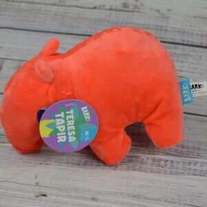 Bark Box Dog Toy Teresa Tapir Squeak Pink Plush M - L 20+ LB New